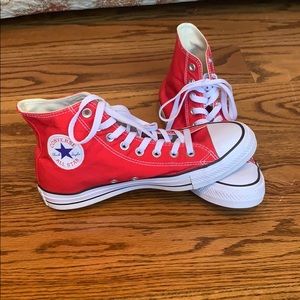 Red Hightop Converse